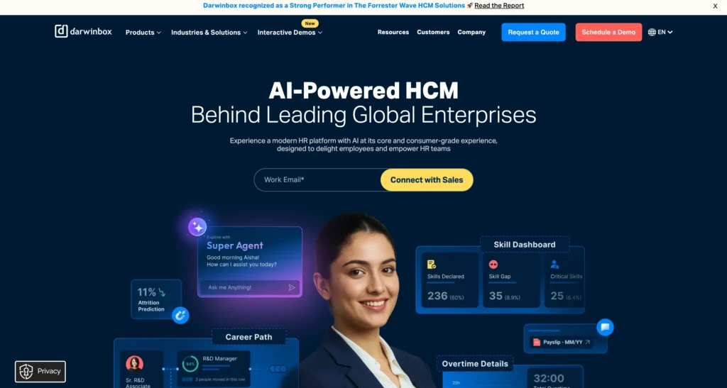 Startup Companies in Hyderabad-Darwinbox — HR Tech