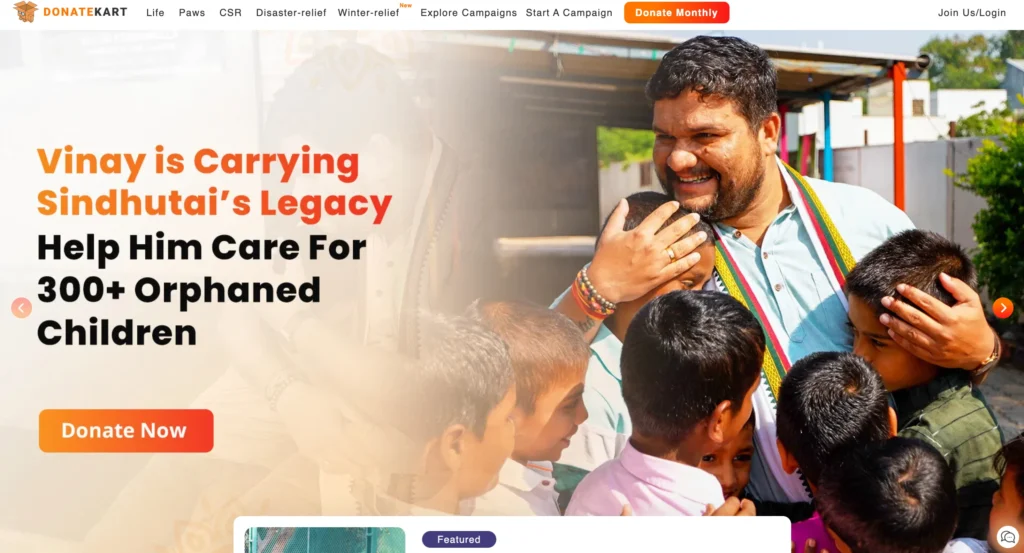 Startup Company in Hyderabad - Donatekart