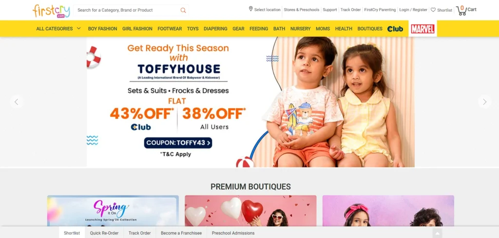 startup company in pune - FirstCry