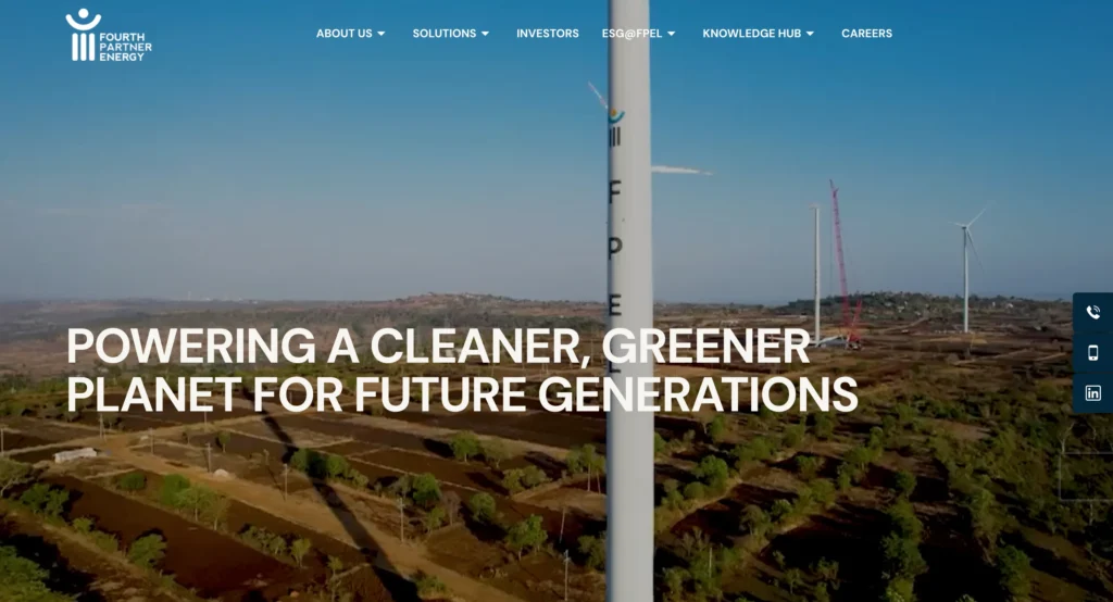 Startup Companies in Hyderabad- Fourth Partner Energy — Renewable Energy