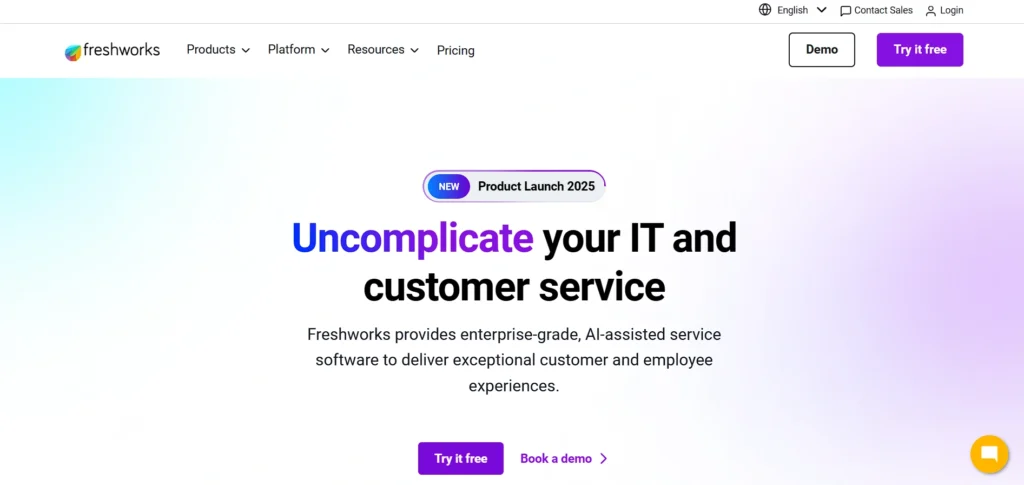 startup company in bangalore - Freshworks