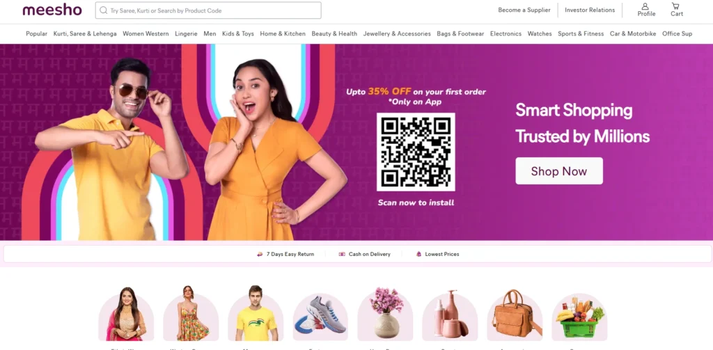 startup companies in bangalore-Meesho