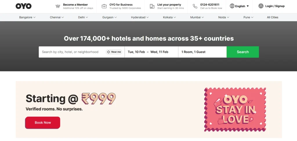 startup company in india - OYO