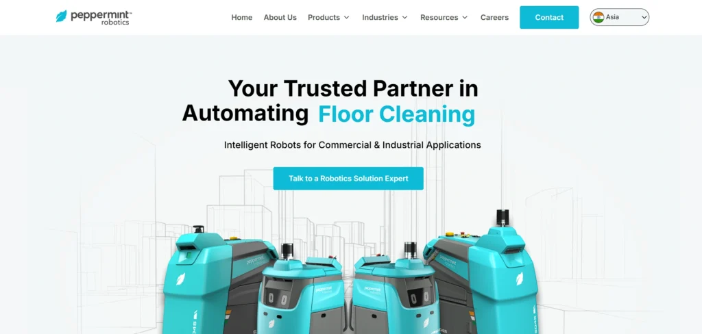 startup company in pune - Peppermint Robotics