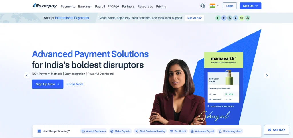 startup company in india - Razorpay