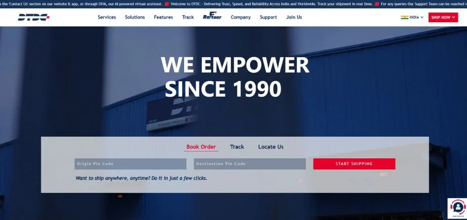 Franchise Business in India - dtdc