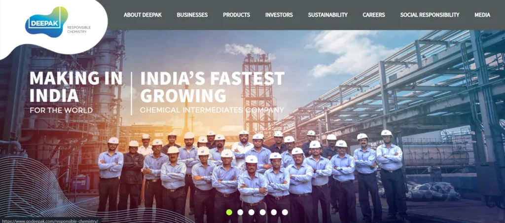 Manufacturing Company in Vadodara - Deepa​k Nitrite‍ Limited