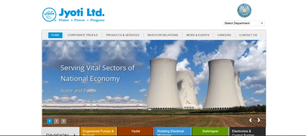 Manufacturing Company in Vadodara - J⁠y​o‌ti‍ Limited