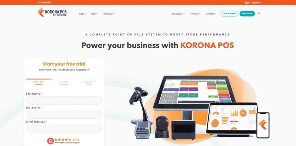 POS for Small Businesses-Korona POS