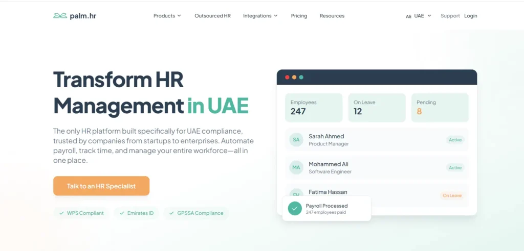 Payroll Software in Saudi Arabia-PalmHR