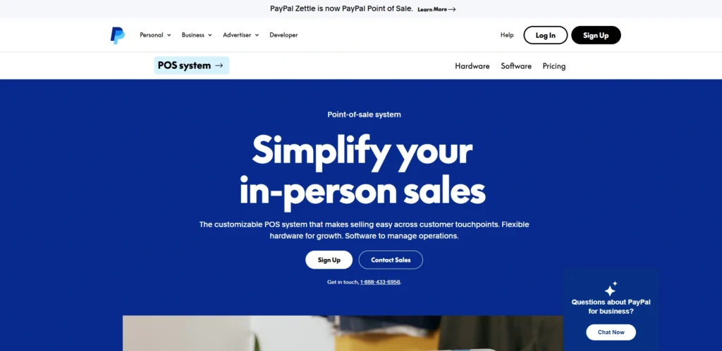 POS for Small Businesses-PayPal Zettle POS