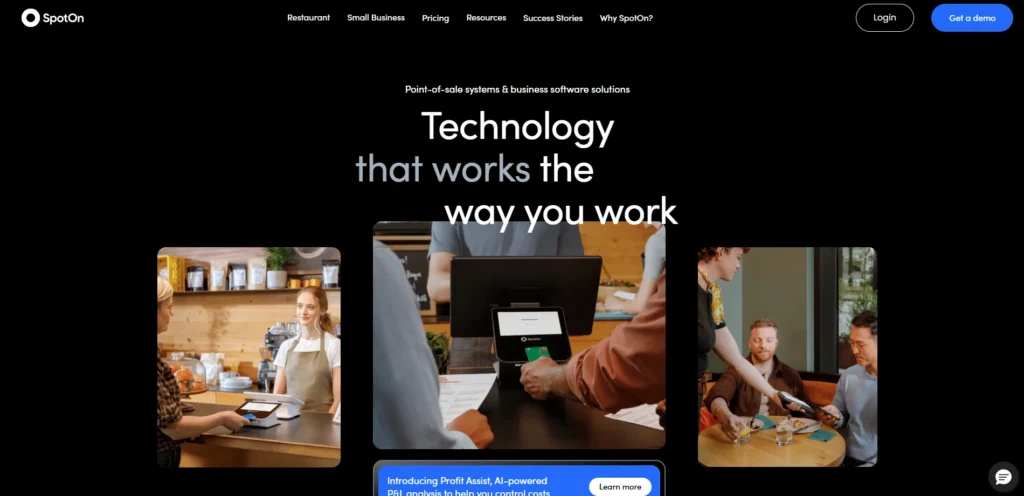 POS for Small Businesses- SpotOn POS
