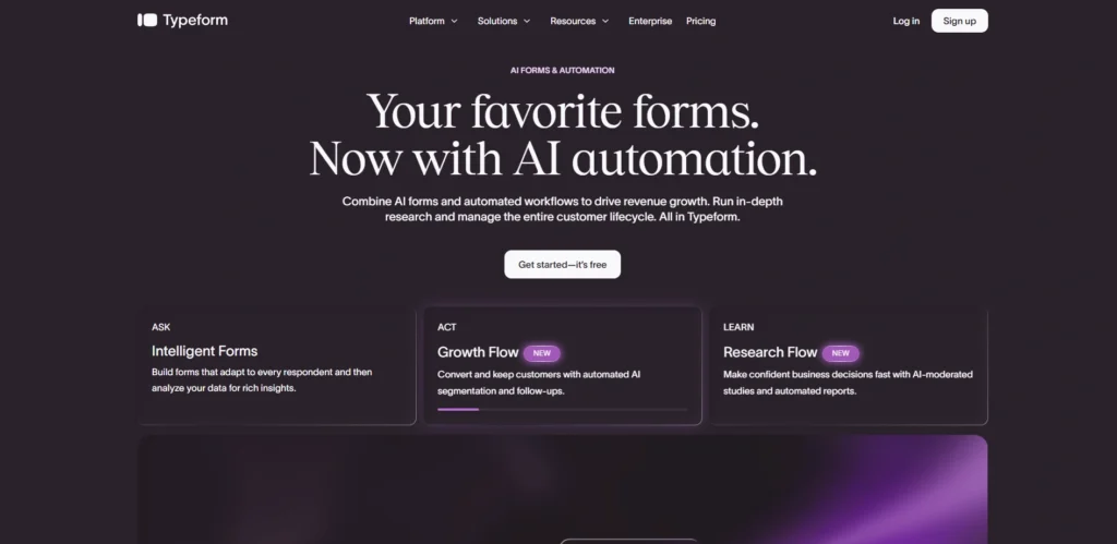 Customer Engagement Tools-Typeform