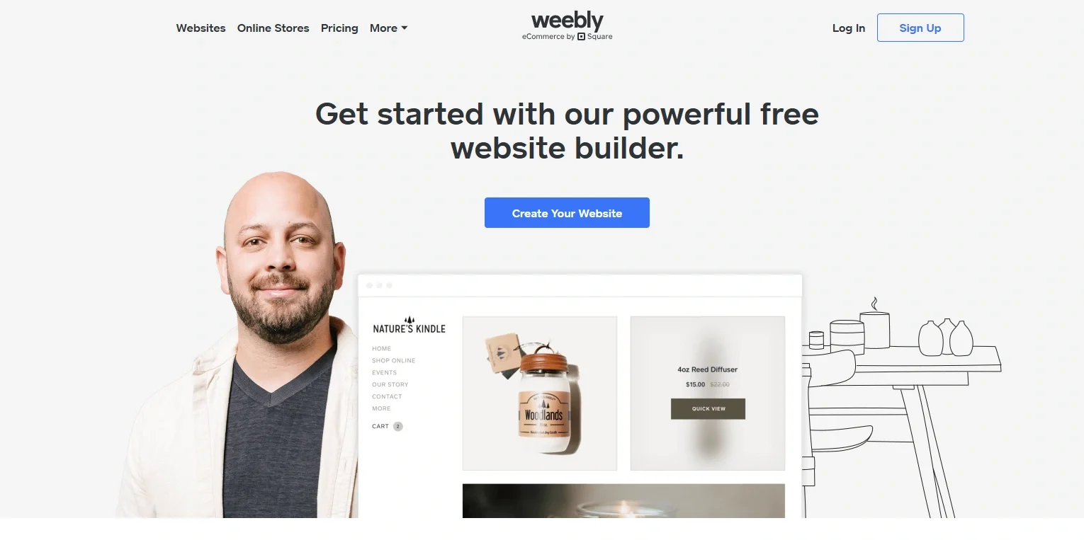 seo ecommerce platform- Weebly