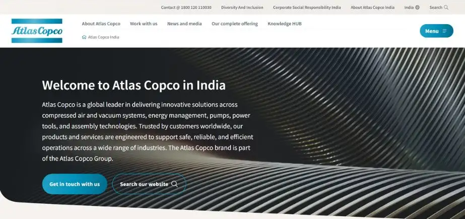 manufacturing companies in vadodara - atlas copco
