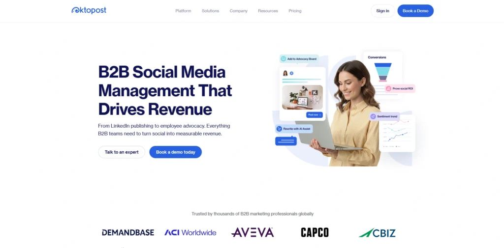 Facebook Analytics Tools-Oktopost