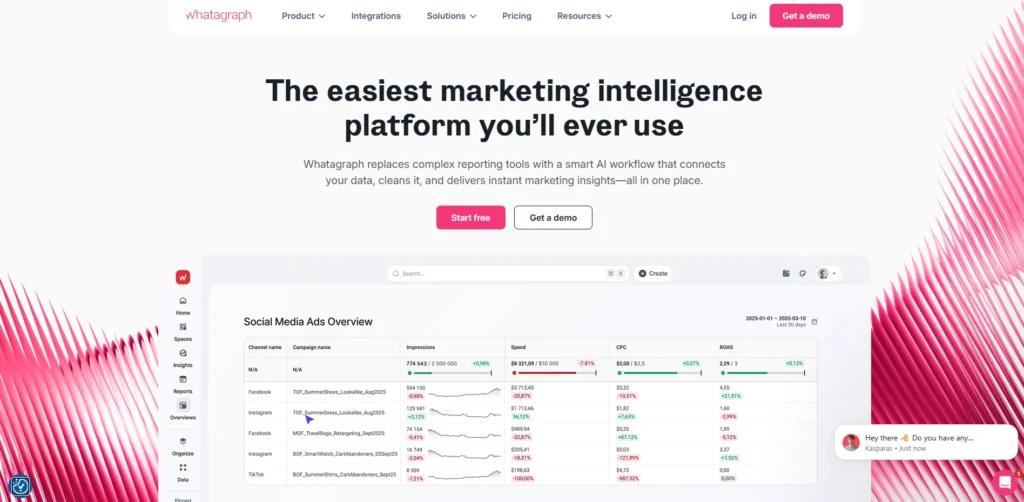Facebook Analytics Tools-Whatagraph