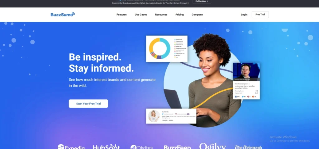 Content marketing tools-BuzzSumo