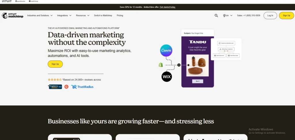 Content marketing tools-Mailchimp