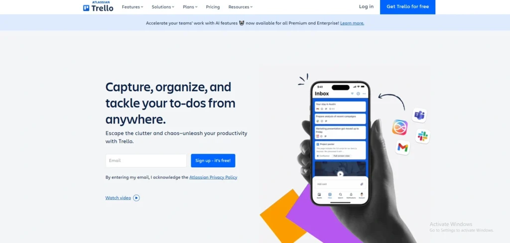 Content marketing tools-Trello